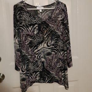 Quarter sleeve blouse